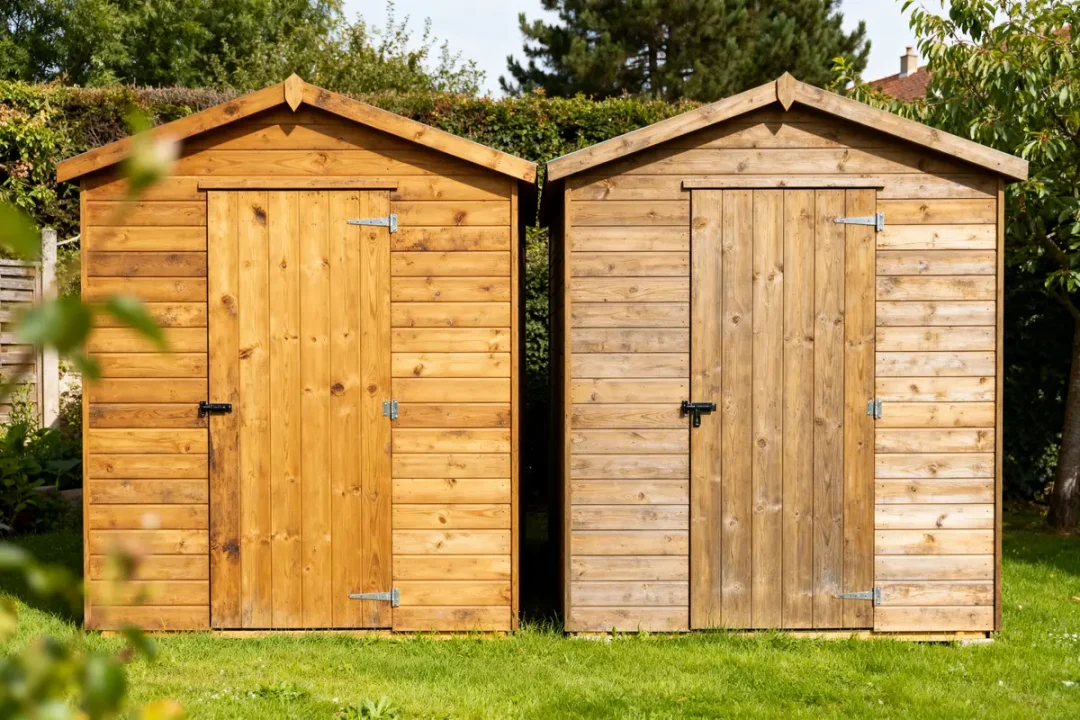 Deux abris de jardin en bois côte à côte peut on mettre 2 abris de jardin de 5m2